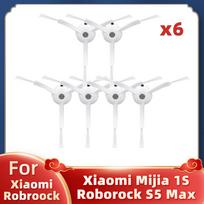 Tinka Xiaomi Mi Robotiniam dulkių siurbliui 1 / 1S SDJQR01RR SDJQR02RR Roborock E2 E3 E4 E5 S4 S4 Max S5 Pagrindinis Šoninis Šepetėlis Filtras