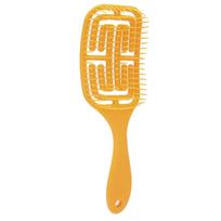 Unisex Detangling Hair Brush Long Short Curly Hair Scalp Massage Comb Hair Styling Brush Orange oranžinė
