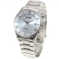 CITIZEN Citizen Collection Eco-Drive Radijo bangomis valdomas laikrodis – Plonas dizainas, Paprastas reguliavimas, Vyriškas modelis AS1060-54A