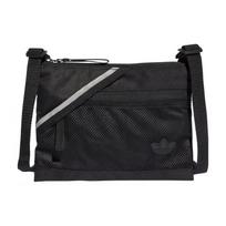 Adidas Originals perdirbto poliesterio paprasto pynimo audinio peties krepšys per petį įprastas unisex juodas Adidas IM1140 juoda