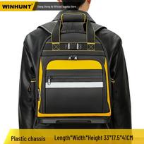Durable Electrician Tool Backpack: Portable, Multi-Functional, Sturdy Canvas Repair & Storage Bag