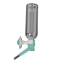 Automatic Flows Control Pet Drinking Fountain with Leakproof Spout Hanging Cage Water Feeder for Small Dog Cats Watering žalia