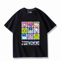 Japan Tamagotchi T-shirt Women's T-shirt Tops Pattern Women's Kawaii Cartoon Harajuku Kawaii T-shirt Women's Y2K Clothing S