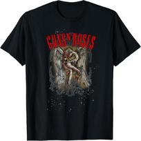 Guns N' Roses Official Sketched Cherub T-Shirt S juoda