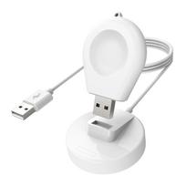 Tinka laikrodžiui Watch 4/4Pro/GT4 Magnetinis įkrovimo laidas Maitinimo adapteris Greito įkrovimo laidas Laikiklis Išmaniojo laikrodžio stotelė Patvarus 1 balta