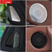 LHD RHD automobilio stereo garsiakalbio durelių lipduko dangtelis, skirtas BMW X5 E70 F15 2008-2018 nerūdijančio plieno apdailai, automobilio stiliui B