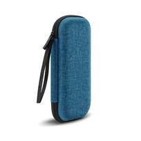 Portable Waterproof Shaver Storage Box EVA Material Zipper Closure Razor Travel Case Mesh Pocket Compact Design Protective Case