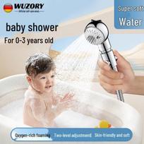WUZORY Baby & Kids Gentle Shower Head 4-point universal interface