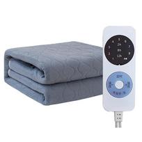 High Quality Intelligent Electric Heating Blanket 2/6/8/12 Hours 4-Speed Timing Winter Home Warming Thickened Heating Bed Sheets 70x150cm pilka spalva