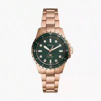 Ladies' Green Quartz Two-Tone Stainless Steel Wristwatch ES5371 žalia