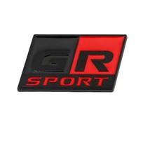 3D Metalinis GR Sport Logotipas Automobilio Priekinės Variklio Dangčio Grotelių Emblema Ženklelis Auto Šoninio Sparno Lipdukas HV YARiS RZ RC RS Prius
