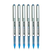 Uni-ball Eye UB157 0.7mm Roller Ball Pen Blue Ink Pack of 6 for School, Office & Home Smooth Writing
