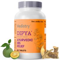 Dipya IBS Care Ayurvedic Tablet for Digestive Comfort Bloating Gas Relief Gut Health – 60 Tablets Pack of 1