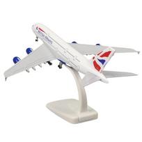 20cm lydinio metaliniai žaislai modelis lėktuvas Airways AIRBUS 380 A380 oro linijos lėktuvo modelis lietas Airbus lėktuvas W nusileidimo dovana white