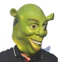 Nauja Lateksinė Šreko Kaukė Helovinui, Kostiumų Vakarėliams ir Filmų Tematikos Juokingi Galvos Apdangalai Shrek mask