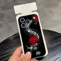 Anime T-Tokyo G-Ghoul Higanbana Phone Case For IPhone 17 Air 16 E Pro Max 15 14 13 Mini 12 Pro 11 Max Plus Black Soft Shell iPhone 12 Mini