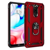 Armor Shockproof Case For Xiaomi Redmi 8 case Silicone Bumper Hybrid Case For xiaomi redmi 8A redmi8 Metal Ring Cover For Redmi 8