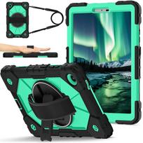 For Lenovo Tab One 8.7 K9 TB-305FU TBX305XU 2025 360 Rotating Hybrid Cover with Shoulder Strap PC-Silicone Heavy Duty Stand Case Tab One K9 8.7
