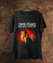 Twin Peaks Juodosios Kolekcijos Medvilniniai Marškinėliai Unisex S5XL K489 Unisex Marškinėliai XXXXL black