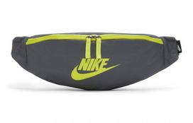 Nike Heritage Polyester Sling Bag, Fanny Pack Regular Unisex Gray Yellow Green BA5750-068