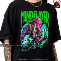 Mind Flayer Baldur's Gate 3 Fan Tshirt For Gamer,BG3 Karlach Shirt Shadowheart Tee,Laezel Appareal,Minthara And Boo T-Shirt Gift For Minsc XL