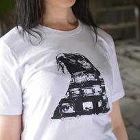 Crow VHS Surveillance T-Shirt: Creepy Bird Horror Dark Art Tee 3XL