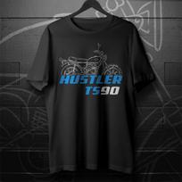 Men's and Women's T-shirts Suzuki TS90 1970–1976 MX/Hustler/Honcho - Motorcycle XXXL
