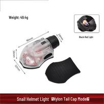 Tactical Helmet Strobe Signal Light juoda spalva