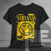 Men's and Women's T-shirts Nirvana Smells like Teen Sprit Come as you are T-shirt  Tee fan gift XXXL