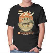 Unisex Crew Neck T-Shirt Ramen Is The Way Graphic Short Sleeve Casual Tee M