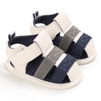 Pu Material Baby Learning-to-walk Shoes For Summer 13=Foot Length 12cm/4.7n mėlyna