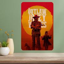 Outlaw Josey Wales Klasikinio Filmo Metalo Plakatas 20x30cm（7.8x11.8inch）