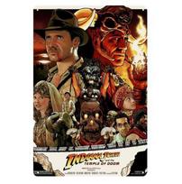 Indiana Jones Temple Of Doom Movie Metal Poster Tin Sign xcm PlaqueAluminum 20x30cm（7.8x11.8inch）