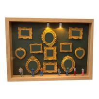 DIY Mini Museums Silhouettes Box,Shadows Box Frame Display Case Personalize DIY Photo Memory Display Case Home Decors