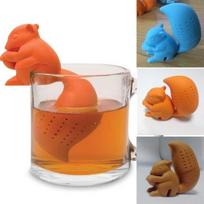 Filtre Diffuseur Thé Infuser écureuil Passoire Sacs à base de plantes Spice Tasse bleue