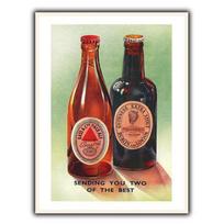 BASS PALE ALE GUINNESS Vintage Advert METAL WALL SIGN PLAQUE Kitchen Cafe BarAluminum 20x30cm（7.8x11.8inch）