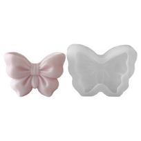 Bowknot Shape Silicone Molds Professional Silicone Candle Mould For Making Candle Soap Chocolate Fondant Baking Molds