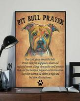 Pitbull Prayer Dear Lord Please Protect Pit Pitbulls Dog Poster Retro Wall Decor Man Cave Home Pub Metal Tin Sign 20x30cm（7.8x11.8inch）