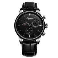 FORSINING Men's Mechanical Watch Stainless Steel Reloj Genuine Leather Automatic Bracelet Original Waterproof Men's Watch Luxury juoda