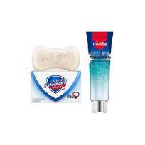Safeguard Pure White Soap & Zhonghua Ice Mint Toothpaste Bundle