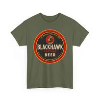 Blackhawk Brewing Co. Topping Beer Davenport IA Native American Retro T-Sirt L