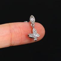 New Designed Ear Piercing Helix Earrings Women Men 1pc Sliver Gold Color Cartilage Ear Accessories Butterfly Body Jewelry Gifts Piercing Earrings