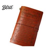 Collage Friendly Notebook Journal Notebook Loose-Leaf Refillable Faux Leather Cover with Elastic Horizontal A