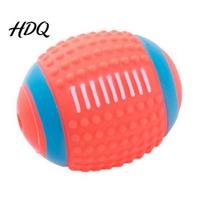 Floating Particle Dog Toy Ball Sound-Producing Rubber Durable Chew Pet Ball Toy oranžinė