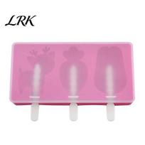 DIY Yogurt Popsicle Mold Ice Pop Maker, Silicone with Lid, BPA-Free Food Grade Easy Release Animal Shape Freezer for Homemade Reusable Molds A