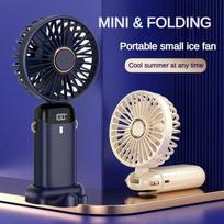 Portable Mini Air Conditioner Fan, Rechargeable Neck Fan, USB Cooling Fan, No Blades Design for Home and Hand Use balta
