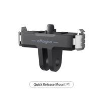 Magnetic Quick Release Base for GoPro Hero 13 Plastic Extension Mount Adapter Holder Bracket for Go Pro Hero 13 Black Accessorie