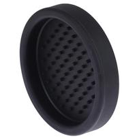 1Pc Black Silicone round Espresso Coffee Tamper Mat Diameter No Coffee Tamper Included juoda