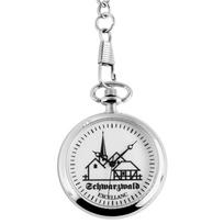 Excellanc Men's Silver Metal Pocket Watch modern charm
