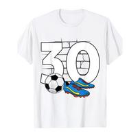European sizes Men's Jersey T-Shirt - Featuring Football Stud Pattern - Casual Crew Neck Short Sleeve T-shirt, Men's Football Sports Top S balta